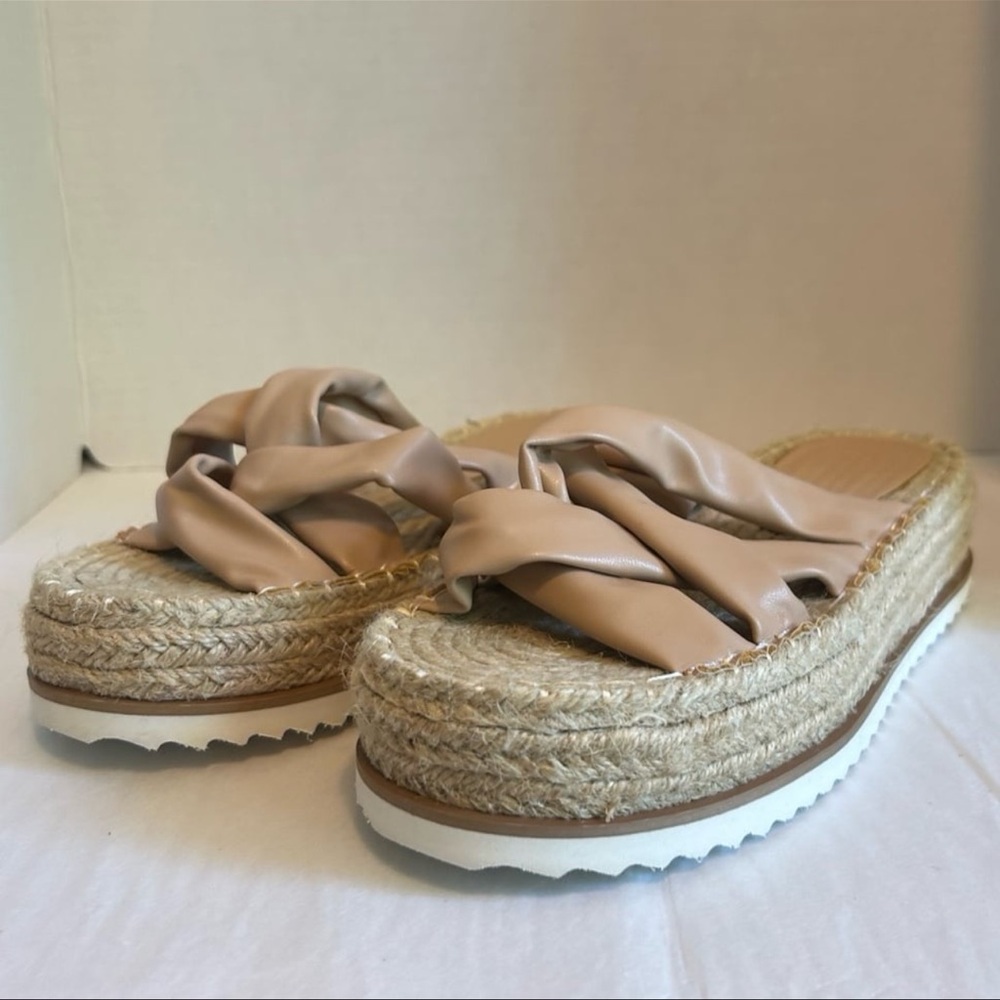 Women's Tan Espadrille Sandals
